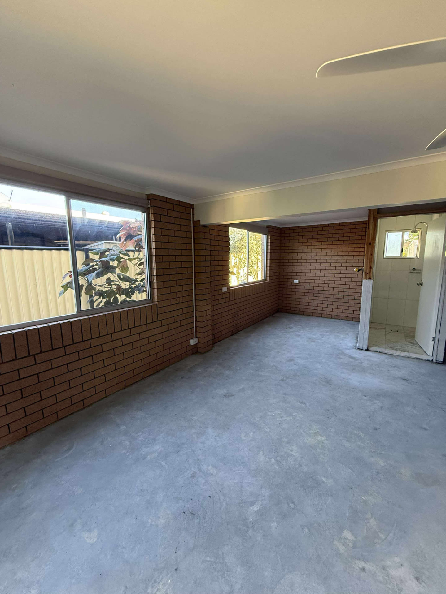 Cleared room ready for reinstatement — mould remediation and strip-out Sunshine Coast for homeowners, insurance builders and insurers